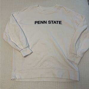 White Lululemon Penn State Crew Neck